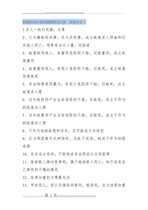 刘凤科刘大帝总结刑法口诀(24页).doc