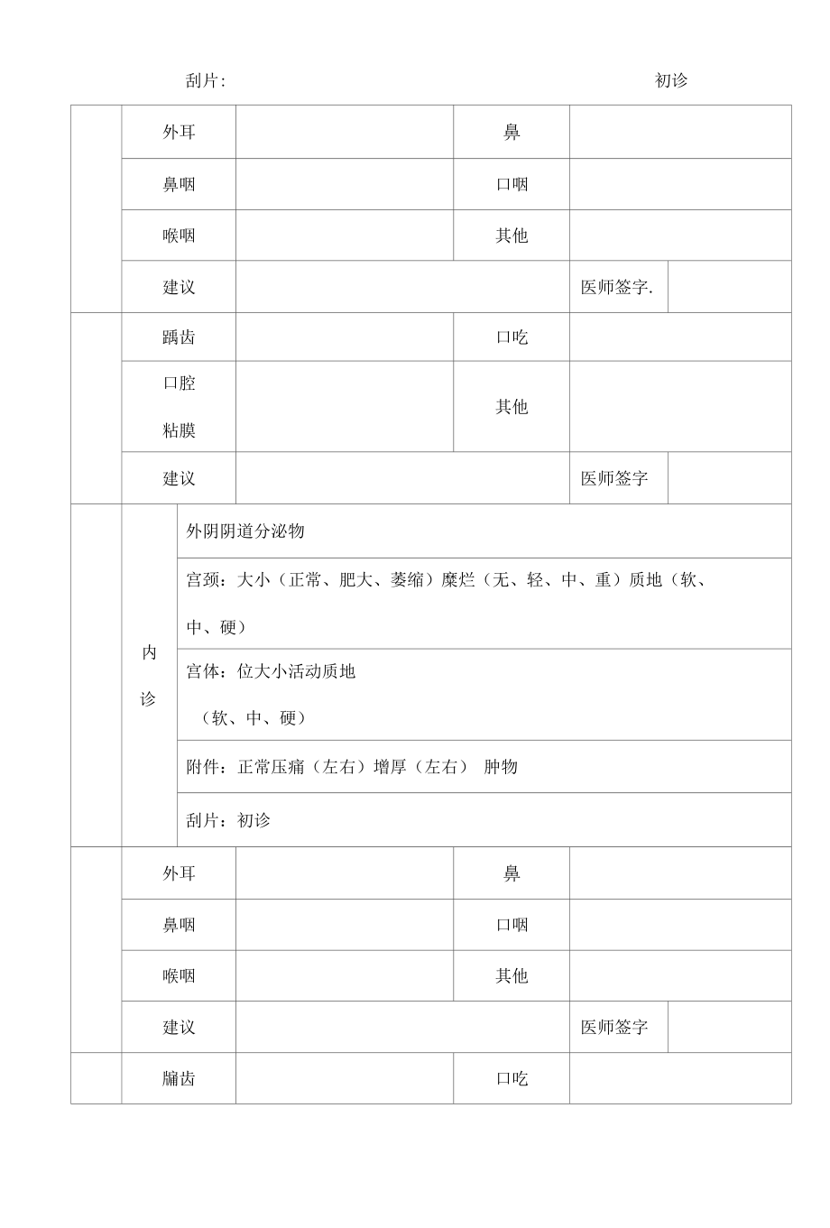 云南省《公务员录用体检表》.docx_第2页