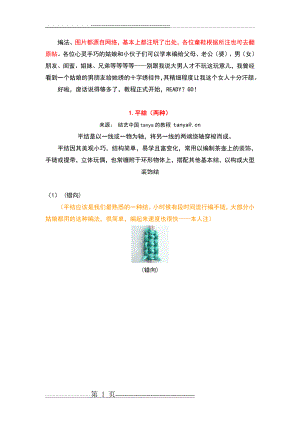 各种红绳手链编法(现用图解)(35页).doc
