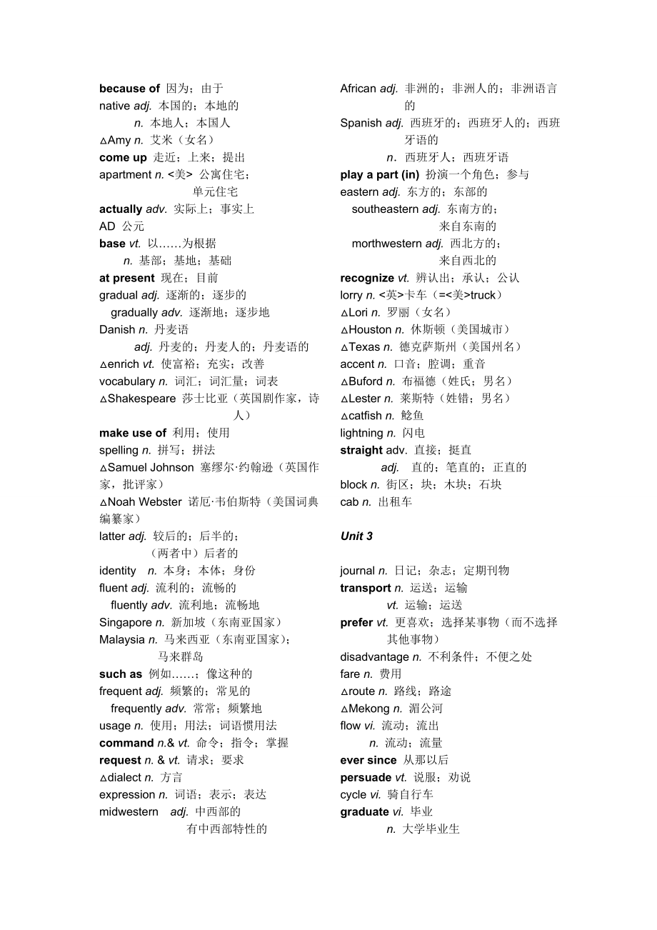 人教版高中英语全部单词表分册.doc_第2页