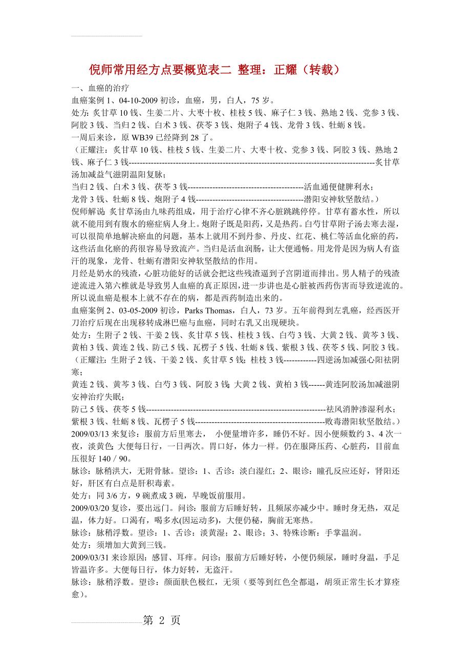 倪海厦医师讲经方病案 整理(20页).doc_第2页