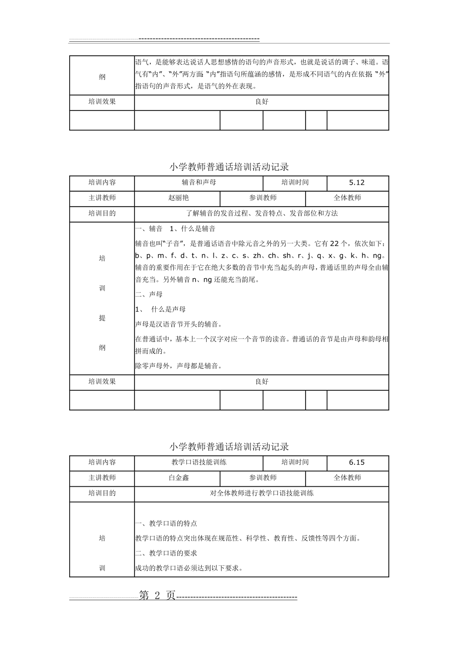普通话培训记录(8页).doc_第2页