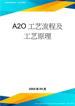 A2O工艺流程及工艺原理(4页).doc