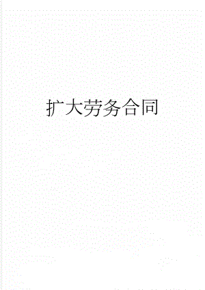 扩大劳务合同(9页).doc