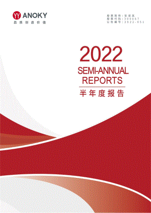 安诺其：2022年半年度报告.PDF