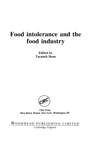 某某公司Food Intolerance and the Food Industry.PDF