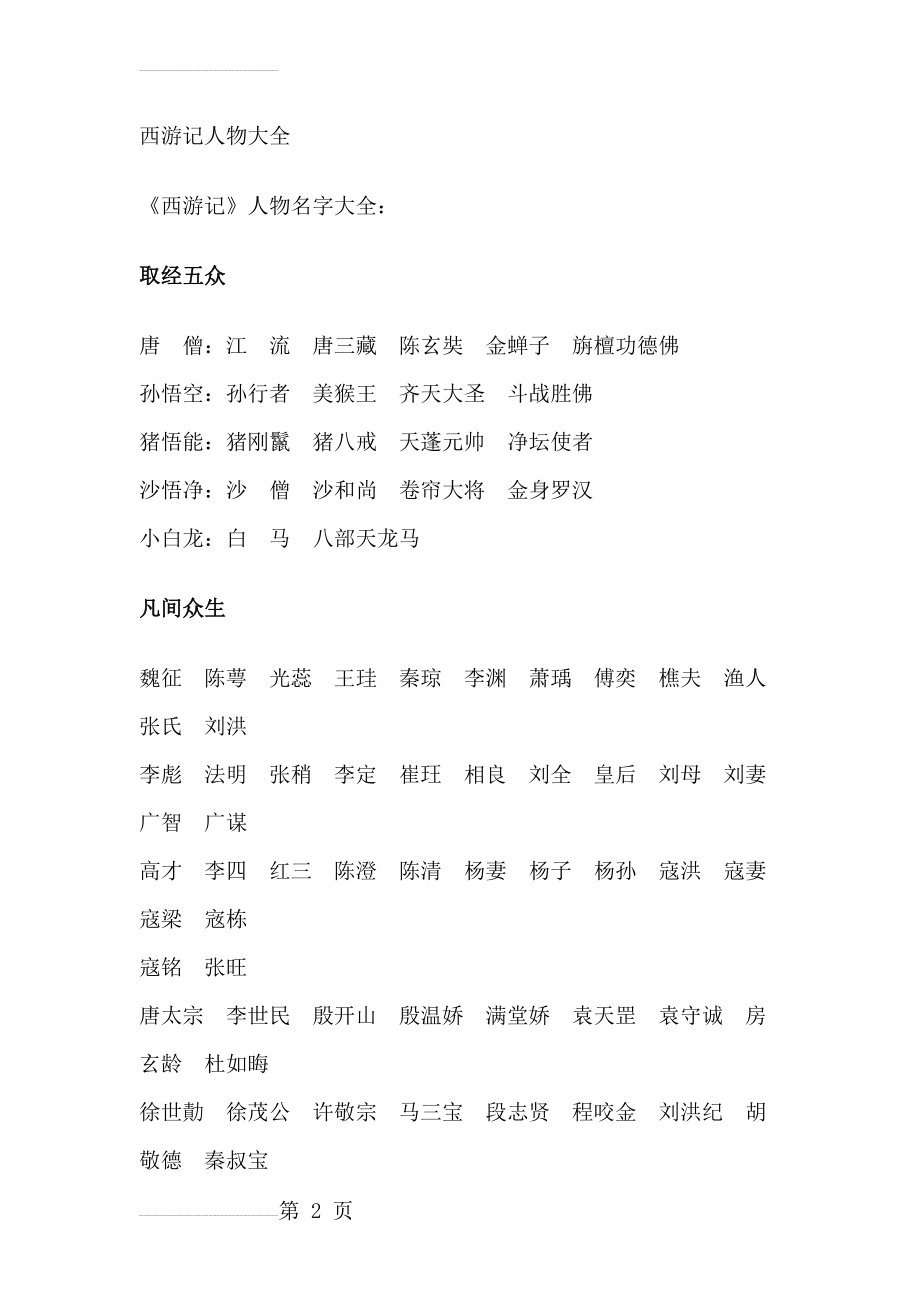 西游记人物大全(15页).doc_第2页