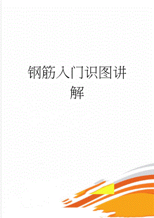 钢筋入门识图讲解(18页).doc