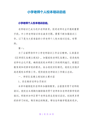 小学教师个人校本培训总结25594.pdf